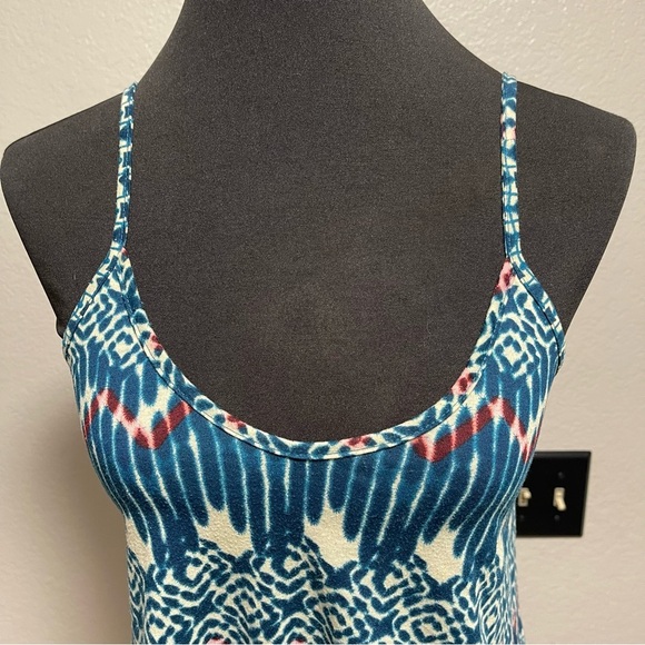 Lush Cami Tie Dye Print Flowy Boho Top XS - Picture 2 of 5